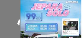 Jadwal Terbaru Travel Rimba Raya Rute Jepara – Semarang – Solo – Sukoharjo (PP) 2022